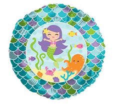 MYLAR 17 MERMAID FRIENDS 5/PK