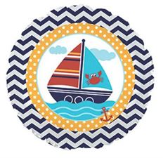 MYLAR 17 AHOY MATEY 5/PK