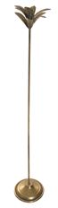 CANDLE HOLDER W/ LEAVES METAL 100CM