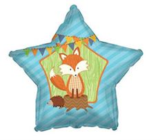 MYLAR 17 FOREST FOX 5/PK