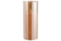 CANDLE LED CYLINDER 10X25CM GOLD