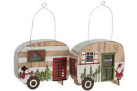 CAMPER METAL/WOOD 26.5CM RED/GRN