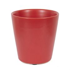 MINIPOT CERAMIC 7CM MATTE RED