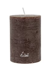 PILLAR CANDLE RUSTIC 7X10CM COFFEE