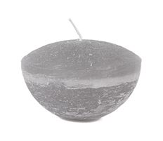 FLOATING CANDLE RUSTIC 8CM LT GRAY