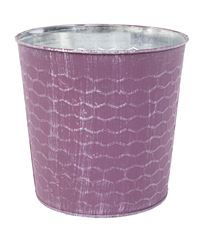 POT 6.5" TIN PURPLE 9/CS