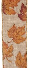 LIBRA LEAF 40 25YD ORANGE RIBBON