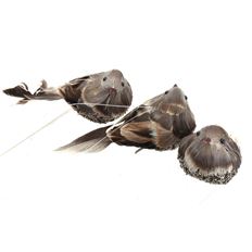 CARDINAL 6" JEWELED PEWTER