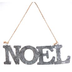 METAL NOEL 9" SILVER