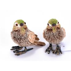 BIRD LICHEN 4.5" 2 ASST GREEN