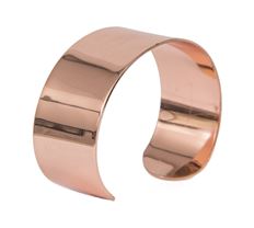 CUFF 1.25" WIDE BRASS ROSE GOLD