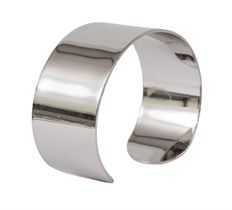 CUFF 1.25" WIDE BRASS SILVER