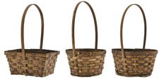 BASKET 6" BROWN STAIN ASSORTED