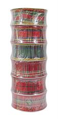 RIBBON TRENDS 09 PLAID 6 ASST
