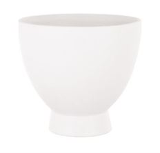 POTTERY URN 4" WHITE 12/CS