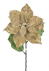 POINSETTIA REFLECTIONS 25" GOLD