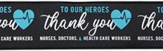 RIBBON 2.5" THANK YOU HEALTH 10YD