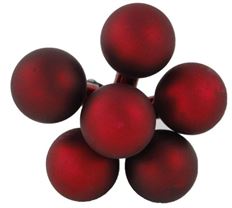 BALL GLASS 30MM MATTE BURG 72/PK