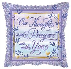 MYLAR 17 THOUGHTS & PRAYERS 5/PK