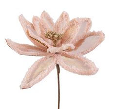 POINSETTIA SHEER SNOW 22" ROSE