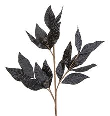 LAUREL LEAF VELVET 27" BLACK