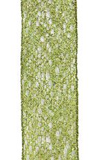 RIBBON 2.5" GLITTER APPLE 10Y