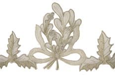 MISTLETOE CUTOUT RIBBON 5Y