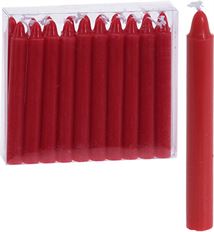 CANDLE FOR WOOD TREE 20 PC RED