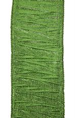 RIBBON 4" METALLIC GREEN 10YD