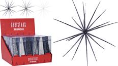 HANGING STAR DECOR 3/ASST 12CM