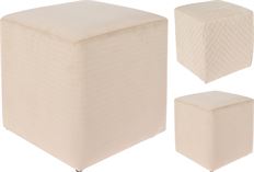 STOOL 34CM 2 ASST IVORY