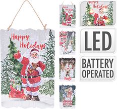 HANGING WOOD DECO 30CM 4 ASST