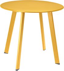 TABLE ROUND 50CM MATTE YELLOW