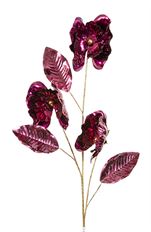 LEAF SPRAY 18" MAROON