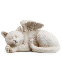 STATUE ANGEL CAT WITH WINGS