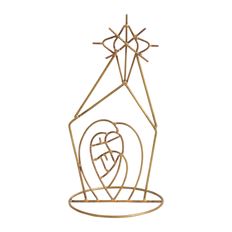 STATUETTE NATIVITY 5X9.75" GOLD