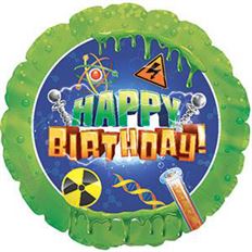 MYLAR 17" BIRTHDAY SCIENTIST 5/PK