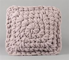 CUSHION KNIT 48X48CM TAUPE