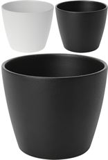 FLOWERPOT STONEWARE 15CM ASSORTED