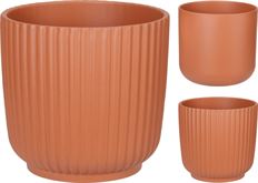 FLOWER POT STONEWARE TERRACOTTA