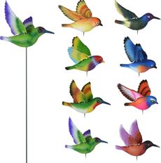 BIRD ON STICK 60CM 8 ASST