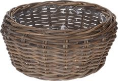 BASKET KUBU 40X19.5CM NAT