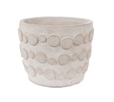 POTTERY CIRCLES 5.3" GREY WASH
