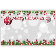 CARD MERRY CHRISTMAS 50/PKG