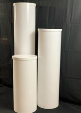 PEDESTAL ACRYLIC ROUND 36X10" WHT