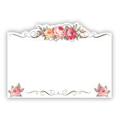 CARD ROSES NO SENTIMENT 50/PKG