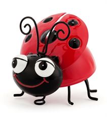 LADYBUG METAL 3" RED