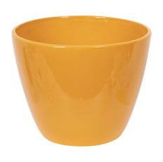 CERAMIC BOWL 6X7" ORANGE