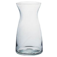 VIBE VASE 6 3/8" CLEAR 12/CS