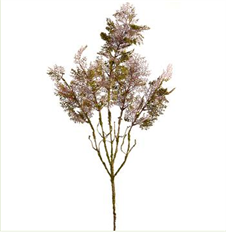 MOSSED TWIG SPRAY 33" MAUVE/GREEN